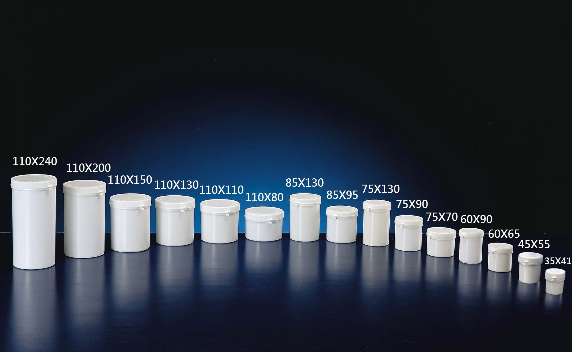 110x130 Plastic Jar